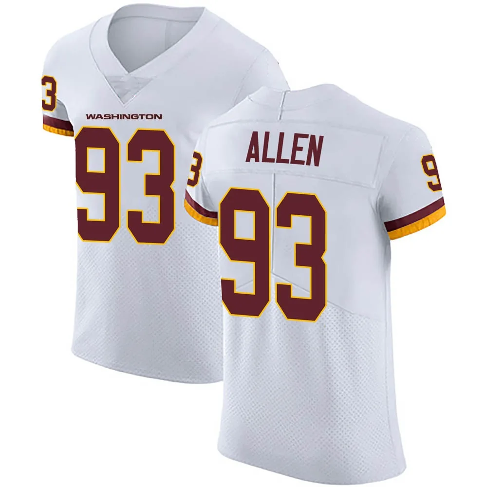 Men's Washington Commanders Jonathan Allen Nike Vapor Untouchable Elite White Jersey Men's Washington Commanders Jonathan Allen Nike Vapor Untouchable Elite White Jersey