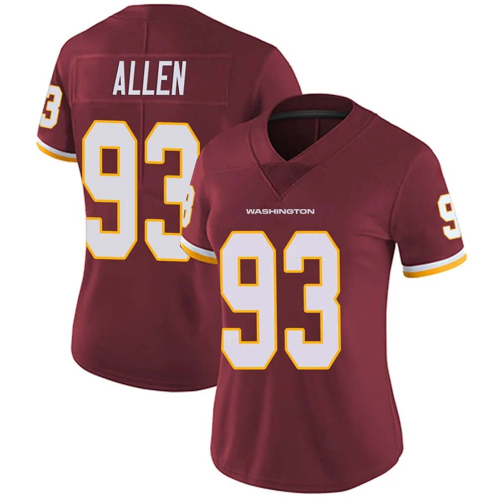 Women's Washington Commanders Jonathan Allen Nike Burgundy Team Color Vapor Untouchable Limited Jersey Women's Washington Commanders Jonathan Allen Nike Burgundy Team Color Vapor Untouchable Limited Jersey