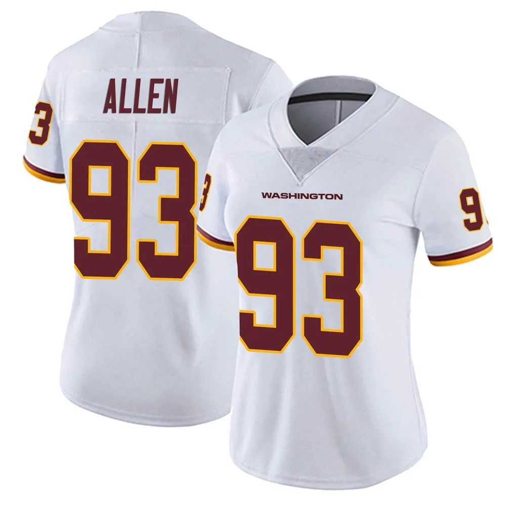 Women's Washington Commanders Jonathan Allen Nike Vapor Untouchable Limited White Jersey Women's Washington Commanders Jonathan Allen Nike Vapor Untouchable Limited White Jersey