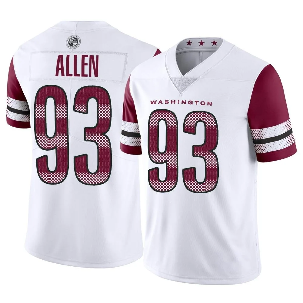 Youth Washington Commanders Jonathan Allen Nike Vapor Limited White Jersey Youth Washington Commanders Jonathan Allen Nike Vapor Limited White Jersey