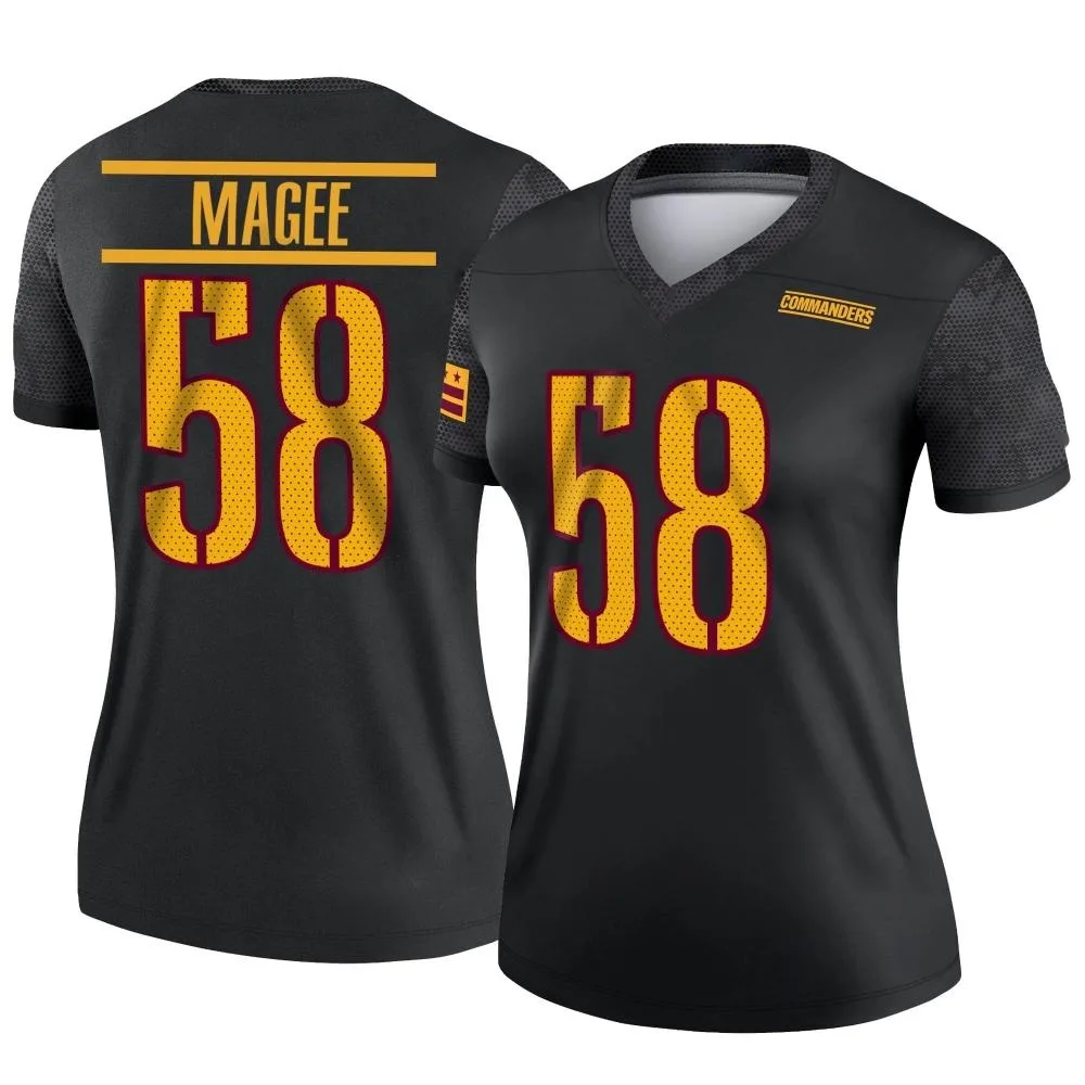 Women's Washington Commanders Jordan Magee Nike Alternate Legend Black Jersey Women's Washington Commanders Jordan Magee Nike Alternate Legend Black Jersey
