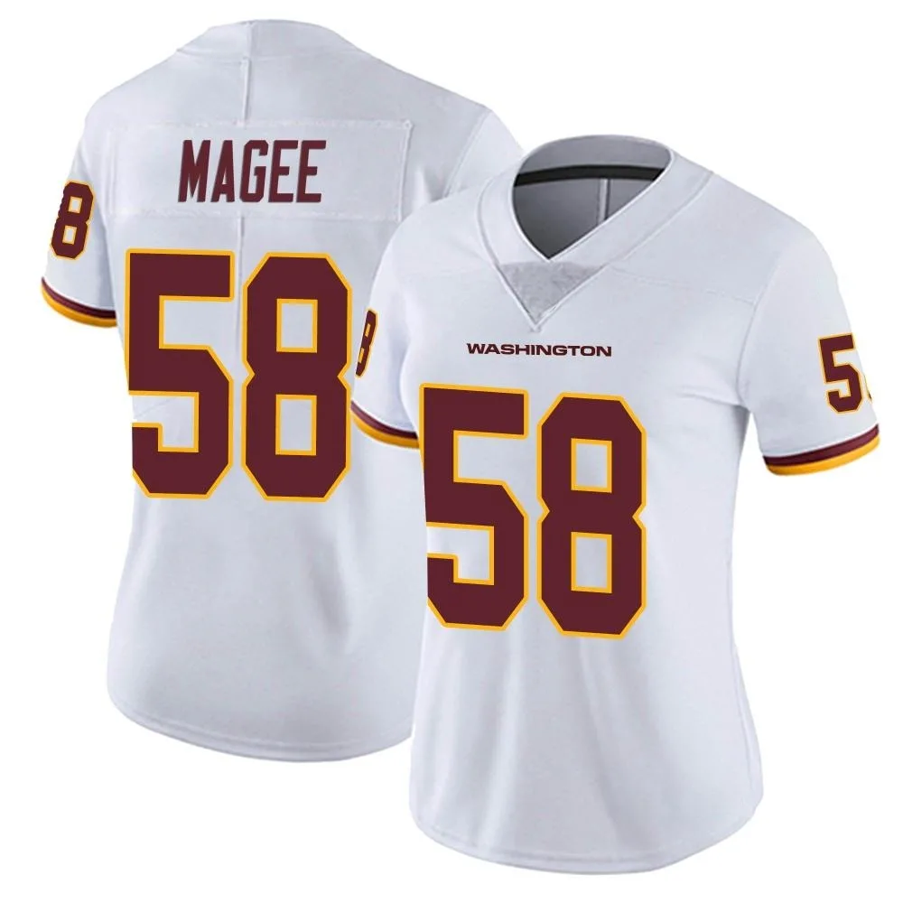 Women's Washington Commanders Jordan Magee Nike Vapor Untouchable Limited White Jersey Women's Washington Commanders Jordan Magee Nike Vapor Untouchable Limited White Jersey