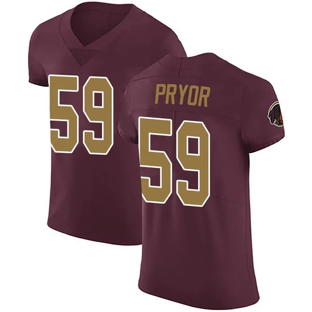 Men's Washington Commanders Joshua Pryor Nike Burgundy Alternate Vapor Untouchable Elite Jersey Men's Washington Commanders Joshua Pryor Nike Burgundy Alternate Vapor Untouchable Elite Jersey