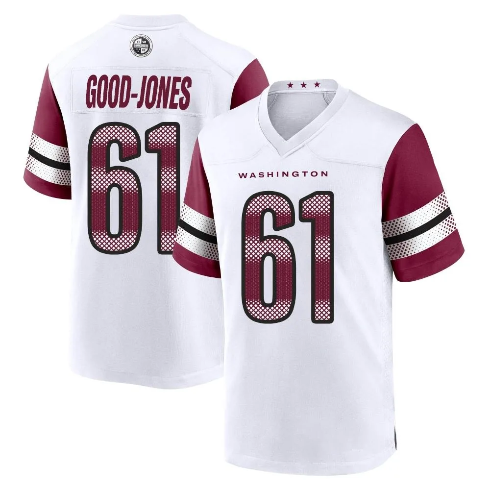 Men's Washington Commanders Julian Good-Jones Nike Game White Jersey Men's Washington Commanders Julian Good-Jones Nike Game White Jersey