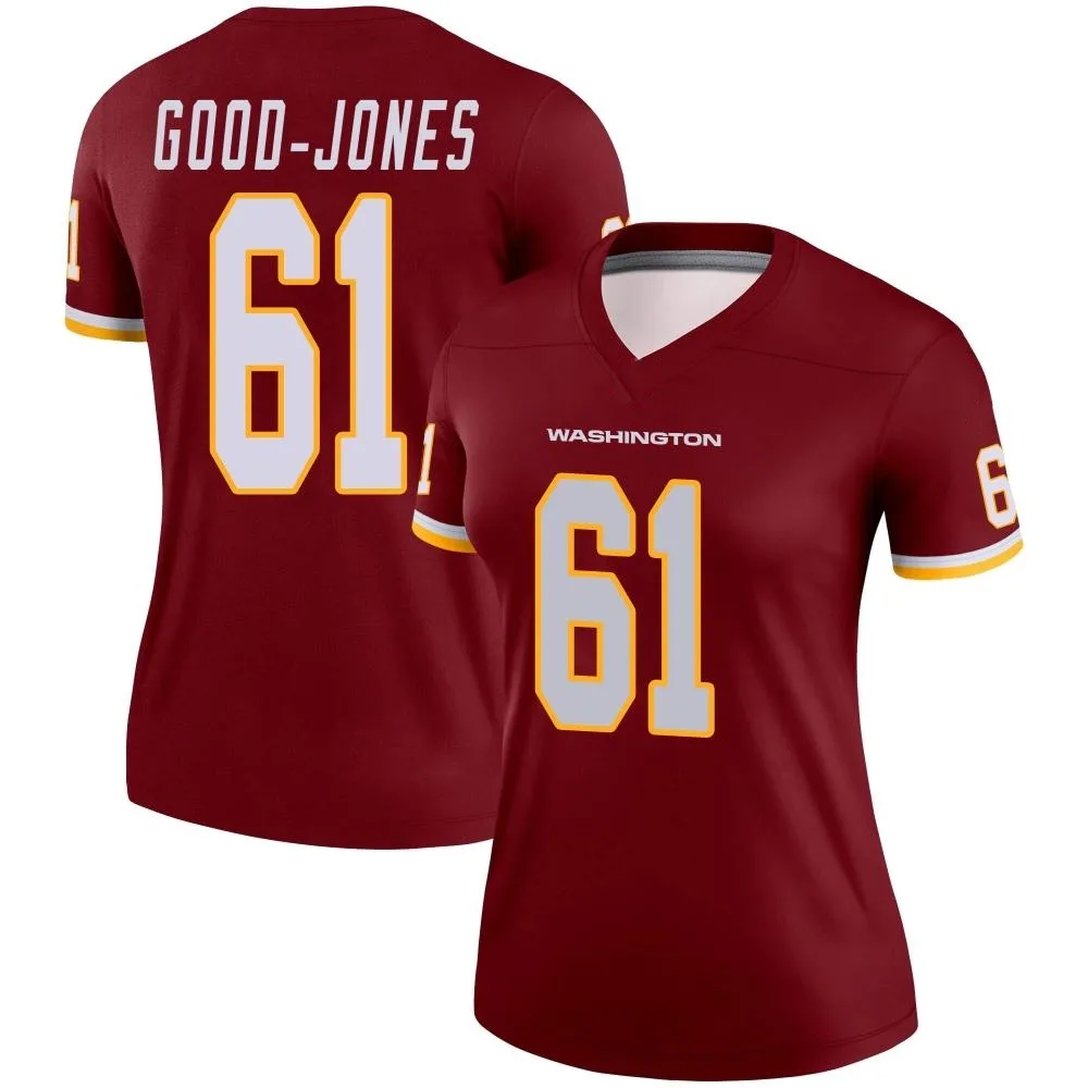 Women's Washington Commanders Julian Good-Jones Nike Burgundy Legend Jersey Women's Washington Commanders Julian Good-Jones Nike Burgundy Legend Jersey