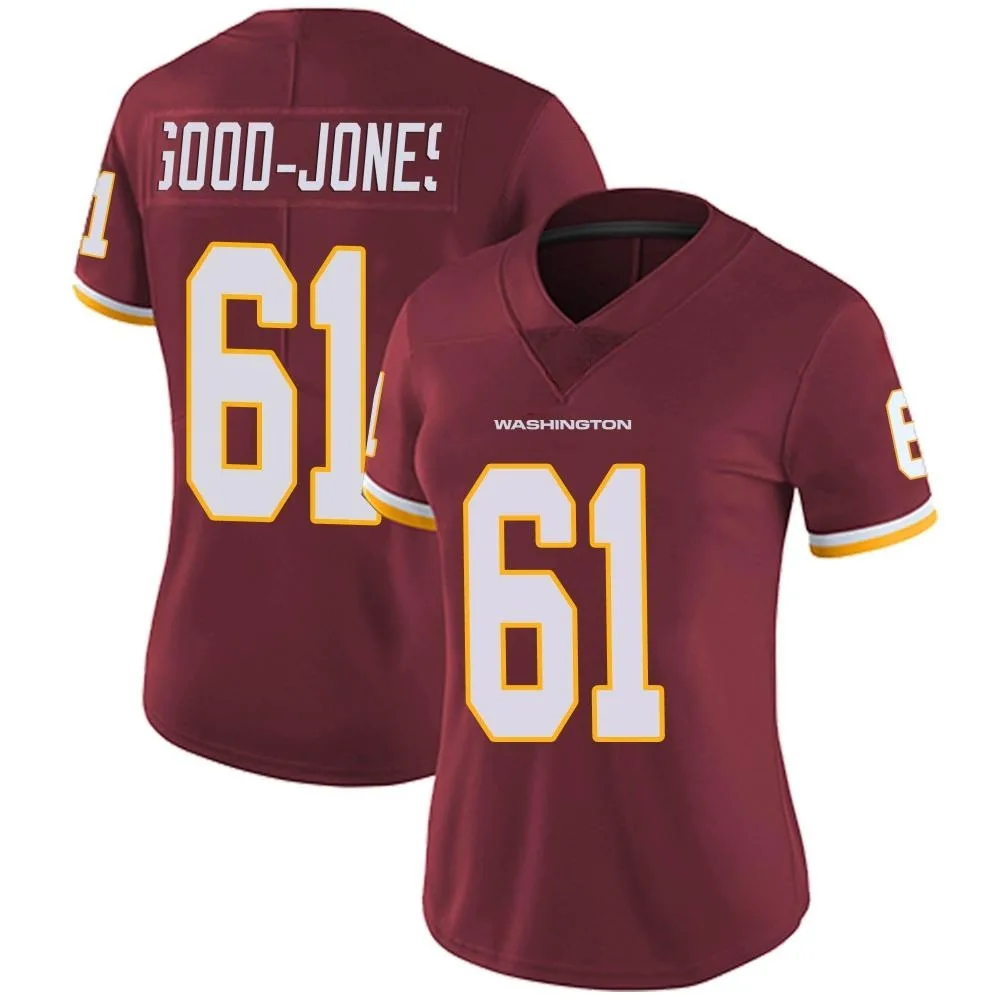 Women's Washington Commanders Julian Good-Jones Nike Burgundy Team Color Vapor Untouchable Limited Jersey Women's Washington Commanders Julian Good-Jones Nike Burgundy Team Color Vapor Untouchable Limited Jersey