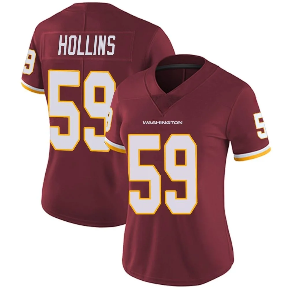 Women's Washington Commanders Justin Hollins Nike Burgundy Team Color Vapor Untouchable Limited Jersey Women's Washington Commanders Justin Hollins Nike Burgundy Team Color Vapor Untouchable Limited Jersey