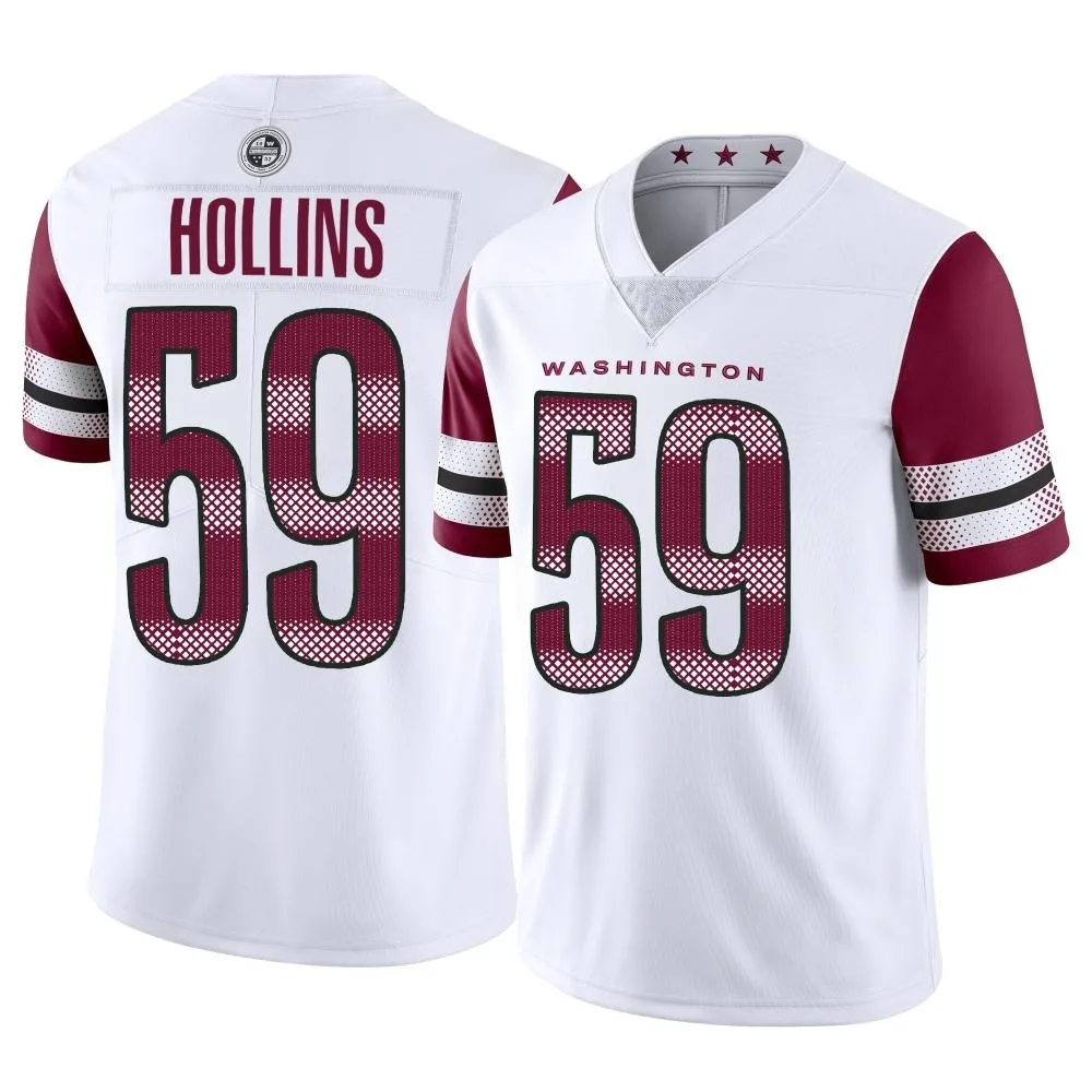 Youth Washington Commanders Justin Hollins Nike Vapor Limited White Jersey Youth Washington Commanders Justin Hollins Nike Vapor Limited White Jersey
