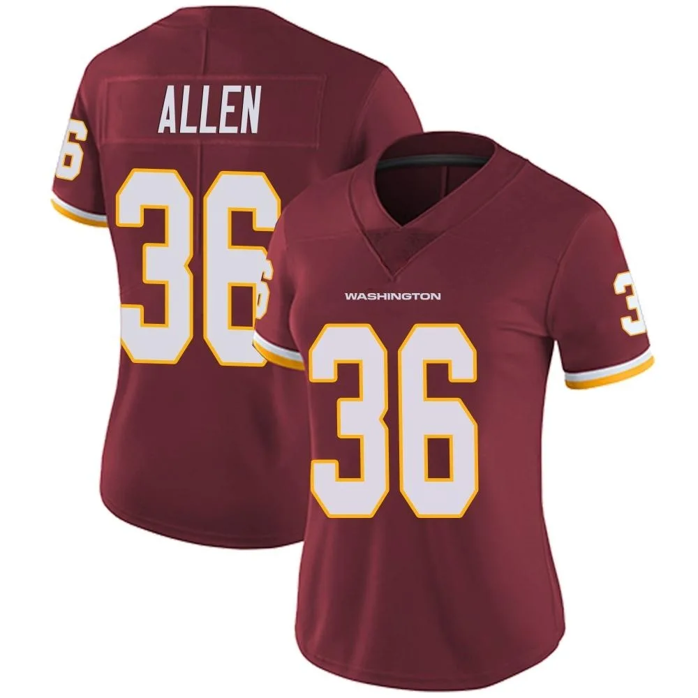 Women's Washington Commanders Kazmeir Allen Nike Burgundy Team Color Vapor Untouchable Limited Jersey Women's Washington Commanders Kazmeir Allen Nike Burgundy Team Color Vapor Untouchable Limited Jersey