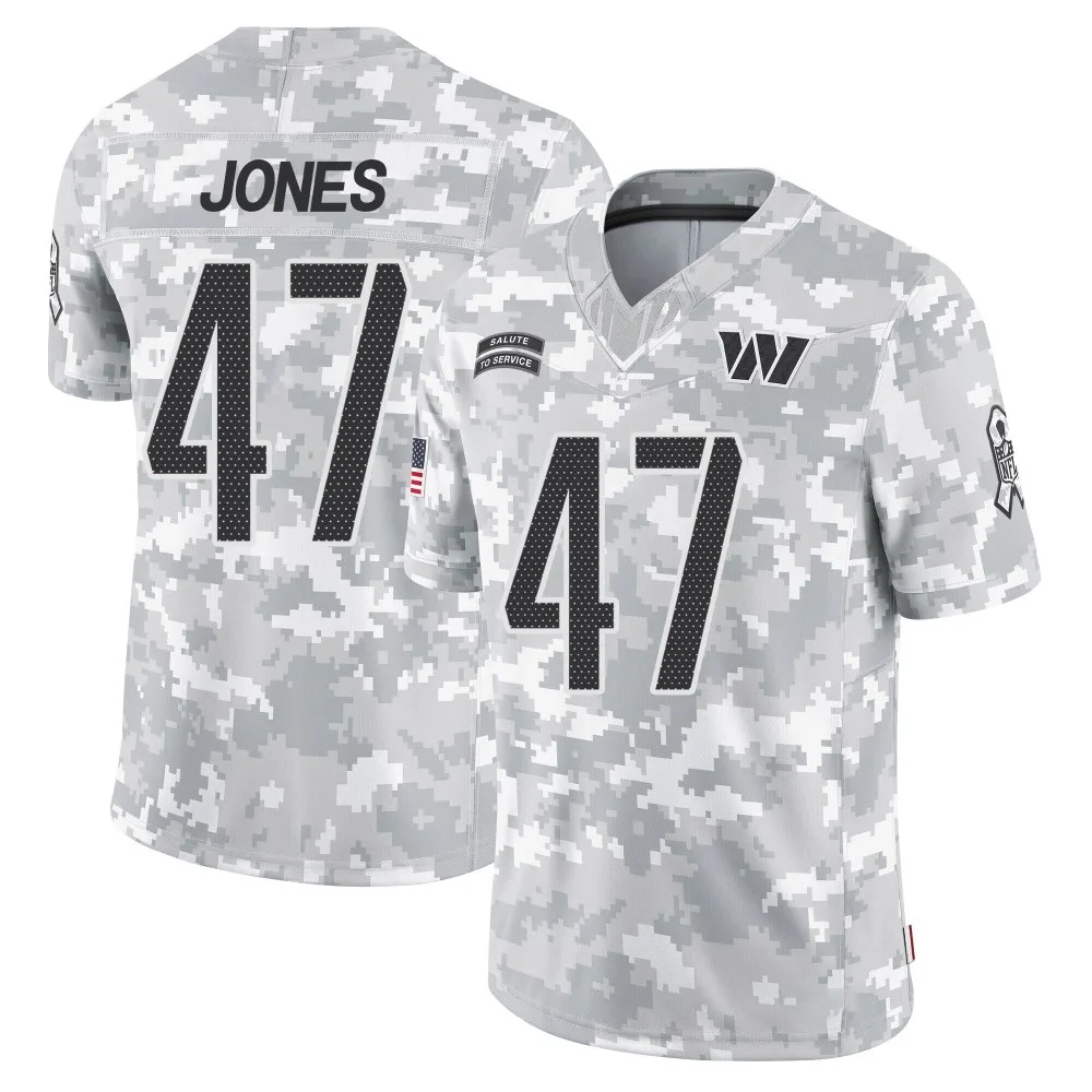 Men's Washington Commanders Keandre Jones Nike 2024 Salute to Service Limited Arctic Camo Jersey Men's Washington Commanders Keandre Jones Nike 2024 Salute to Service Limited Arctic Camo Jersey