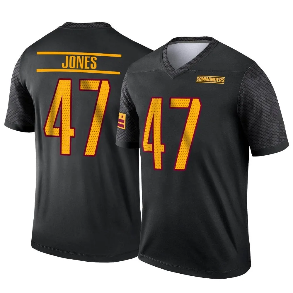 Men's Washington Commanders Keandre Jones Nike Alternate Legend Black Jersey Men's Washington Commanders Keandre Jones Nike Alternate Legend Black Jersey