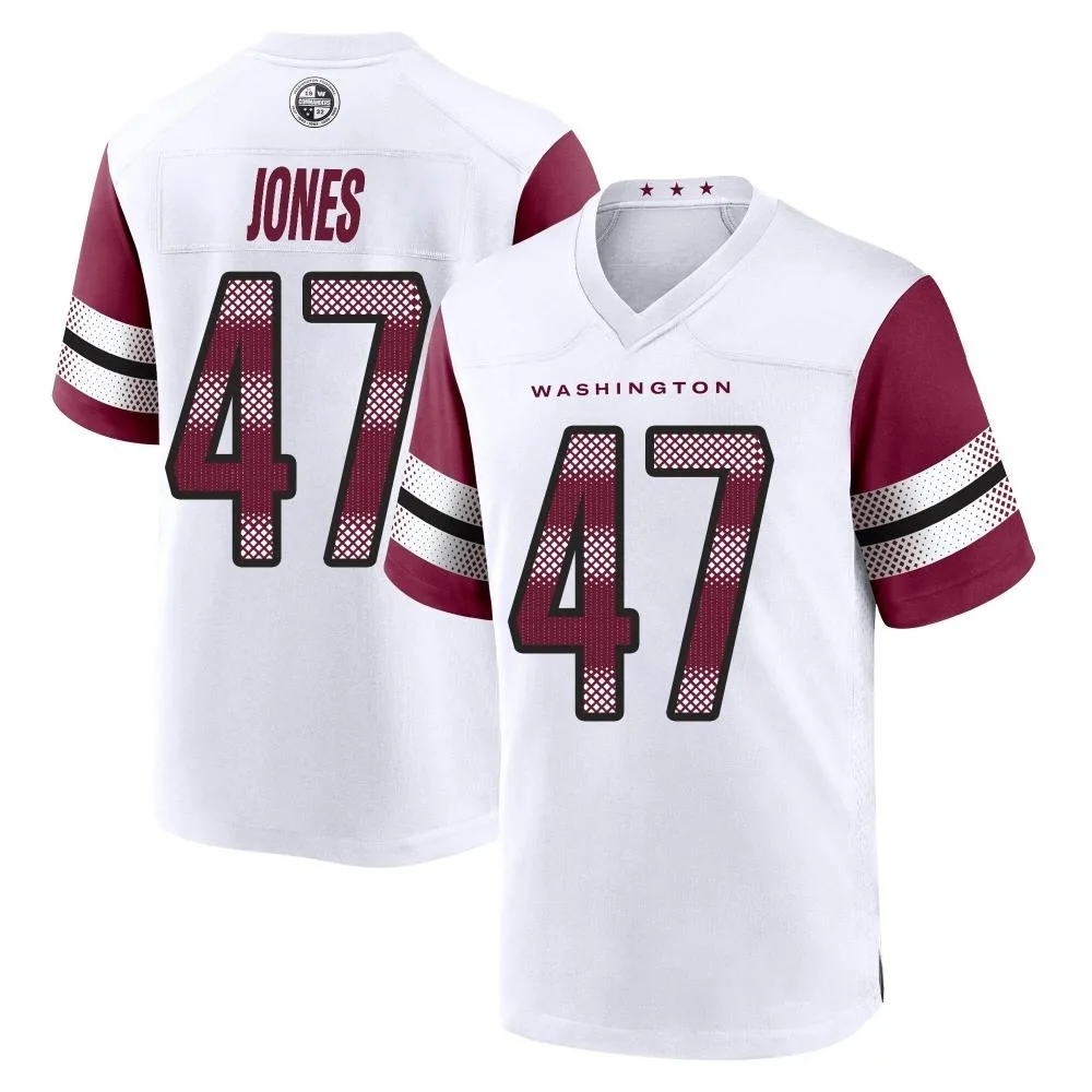 Men's Washington Commanders Keandre Jones Nike Game White Jersey Men's Washington Commanders Keandre Jones Nike Game White Jersey