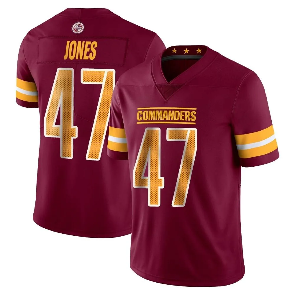 Men's Washington Commanders Keandre Jones Nike Vapor Burgundy Limited Jersey Men's Washington Commanders Keandre Jones Nike Vapor Burgundy Limited Jersey