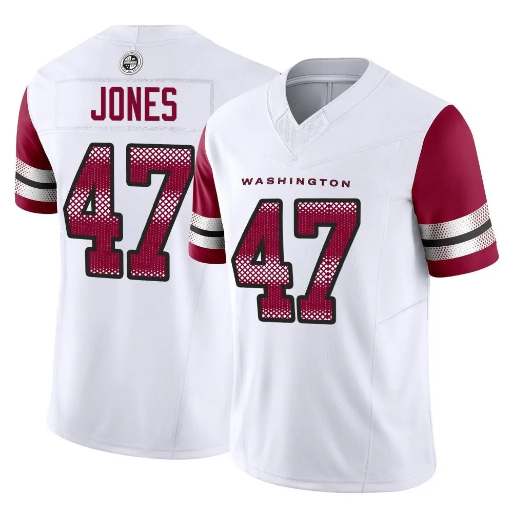 Men's Washington Commanders Keandre Jones Nike Vapor F.U.S.E. Limited White Jersey Men's Washington Commanders Keandre Jones Nike Vapor F.U.S.E. Limited White Jersey