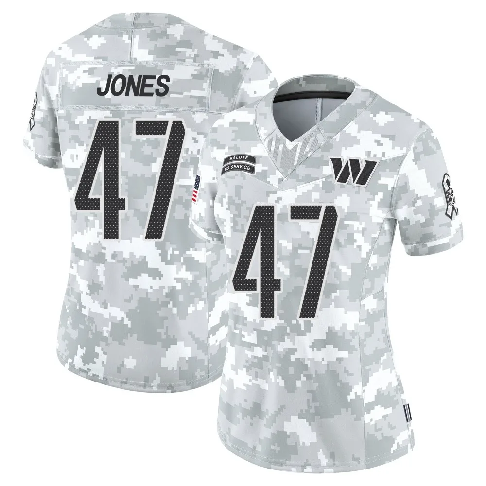 Women's Washington Commanders Keandre Jones Nike 2024 Salute to Service Limited Arctic Camo Jersey Women's Washington Commanders Keandre Jones Nike 2024 Salute to Service Limited Arctic Camo Jersey