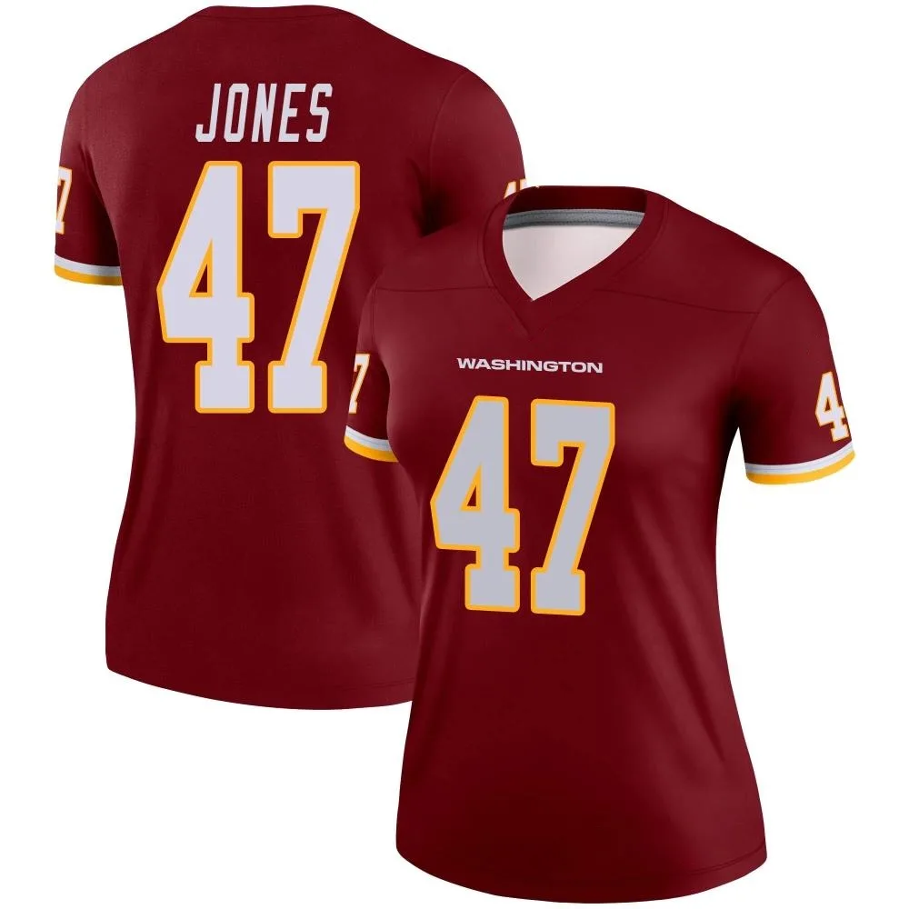 Women's Washington Commanders Keandre Jones Nike Burgundy Legend Jersey Women's Washington Commanders Keandre Jones Nike Burgundy Legend Jersey