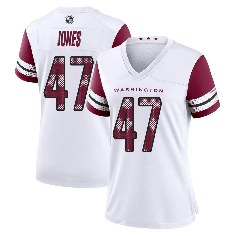 Women's Washington Commanders Keandre Jones Nike Game White Jersey Women's Washington Commanders Keandre Jones Nike Game White Jersey