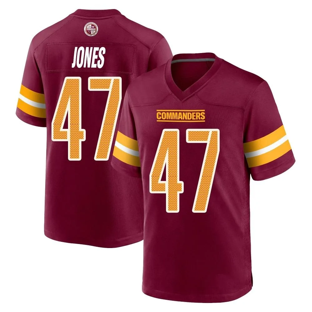 Youth Washington Commanders Keandre Jones Nike Burgundy Game Jersey Youth Washington Commanders Keandre Jones Nike Burgundy Game Jersey