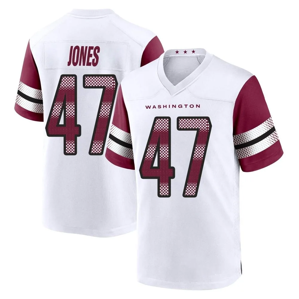 Youth Washington Commanders Keandre Jones Nike Game White Jersey Youth Washington Commanders Keandre Jones Nike Game White Jersey
