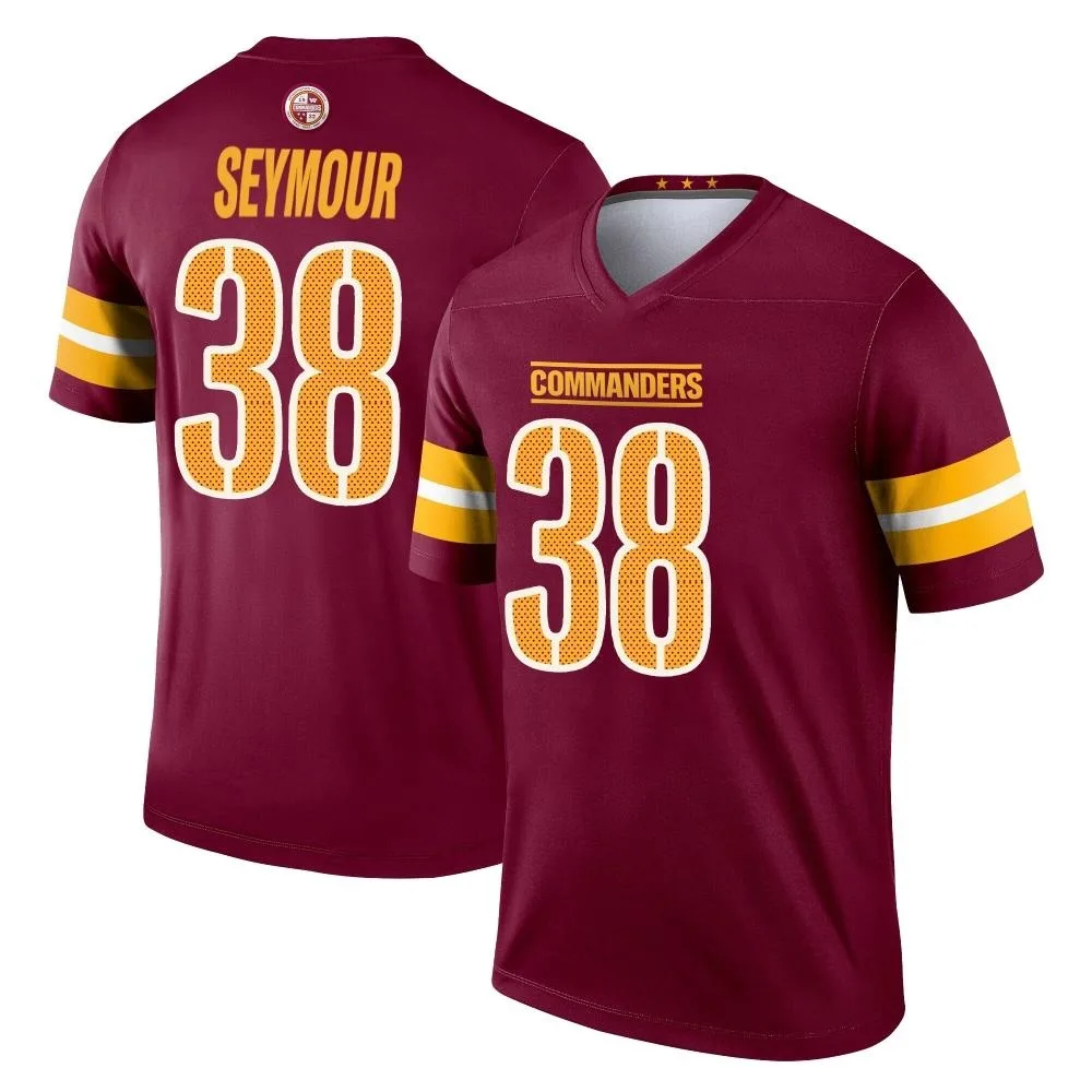 Men's Washington Commanders Kevon Seymour Nike Burgundy Legend Jersey Men's Washington Commanders Kevon Seymour Nike Burgundy Legend Jersey