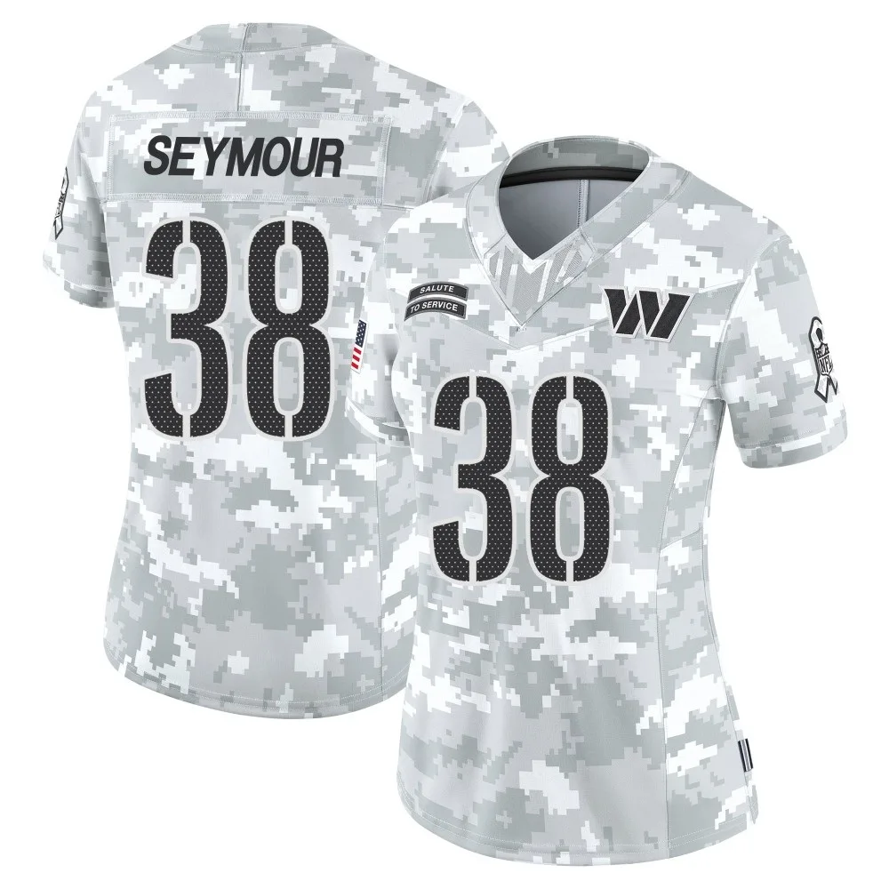 Women's Washington Commanders Kevon Seymour Nike 2024 Salute to Service Limited Arctic Camo Jersey Women's Washington Commanders Kevon Seymour Nike 2024 Salute to Service Limited Arctic Camo Jersey