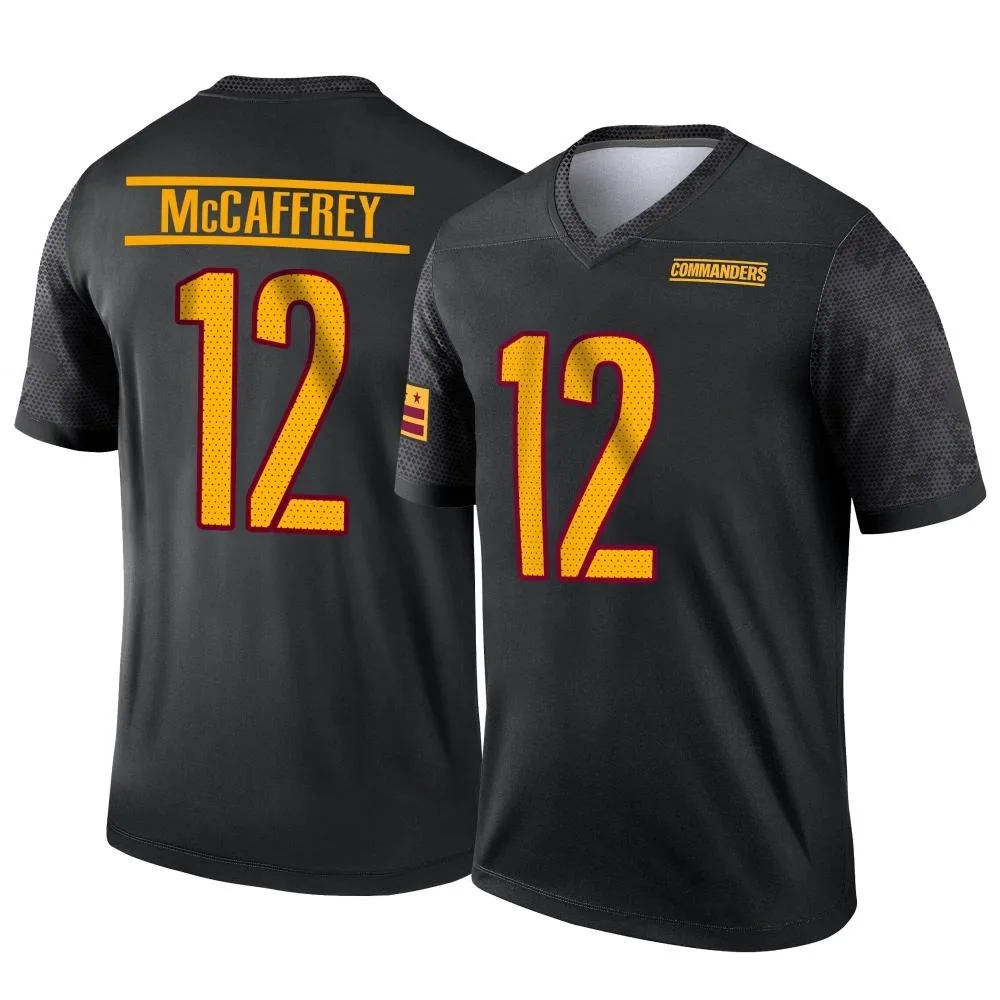 Men's Washington Commanders Luke Mccaffrey Nike Alternate Legend Black Jersey Men's Washington Commanders Luke Mccaffrey Nike Alternate Legend Black Jersey