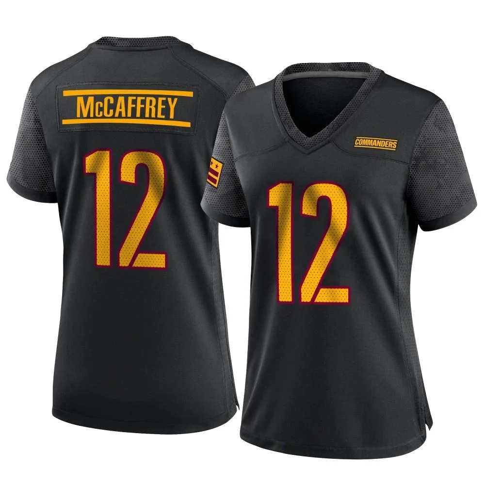 Women's Washington Commanders Luke Mccaffrey Nike Alternate Game Black Jersey Women's Washington Commanders Luke Mccaffrey Nike Alternate Game Black Jersey