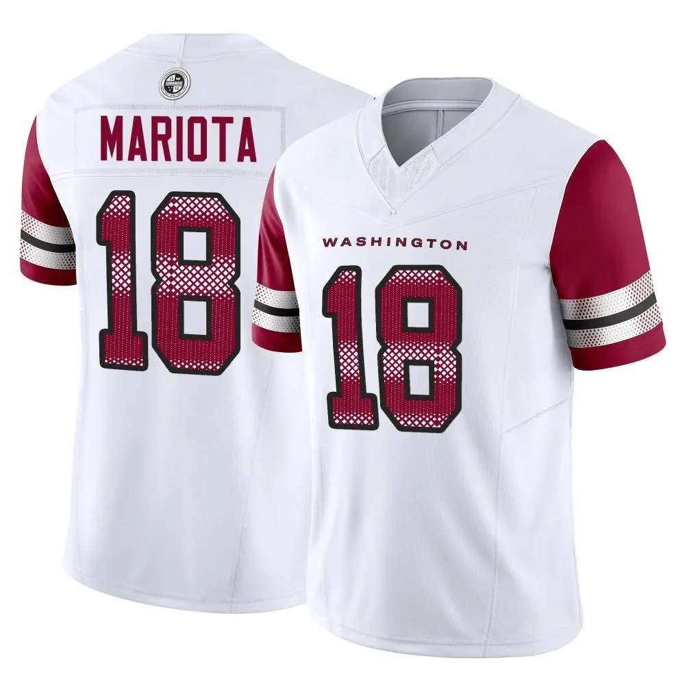 Men's Washington Commanders Marcus Mariota Nike Vapor F.U.S.E. Limited White Jersey Men's Washington Commanders Marcus Mariota Nike Vapor F.U.S.E. Limited White Jersey