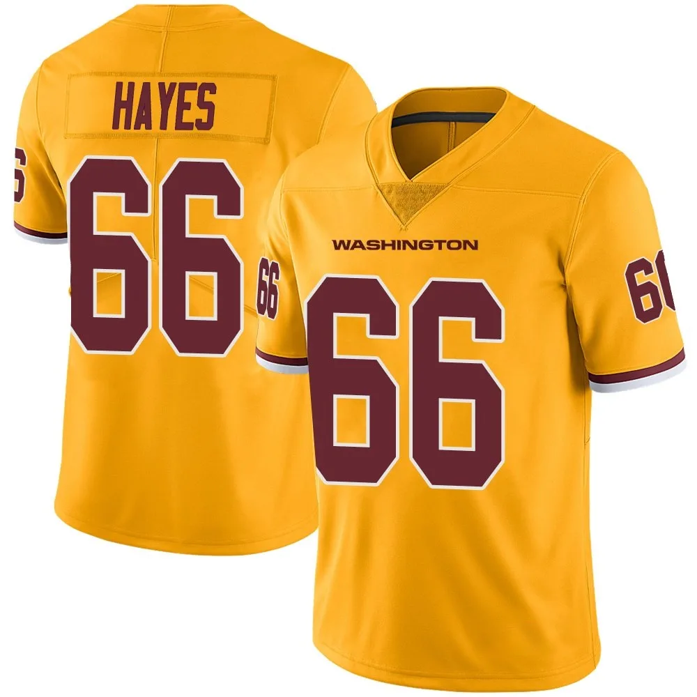 Men's Washington Commanders Marquis Hayes Nike Color Rush Limited Gold Jersey Men's Washington Commanders Marquis Hayes Nike Color Rush Limited Gold Jersey