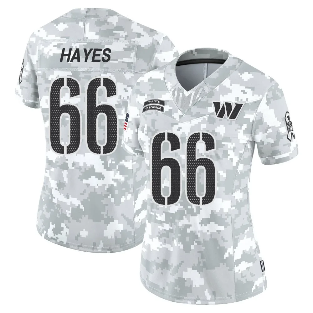Women's Washington Commanders Marquis Hayes Nike 2024 Salute to Service Limited Arctic Camo Jersey Women's Washington Commanders Marquis Hayes Nike 2024 Salute to Service Limited Arctic Camo Jersey