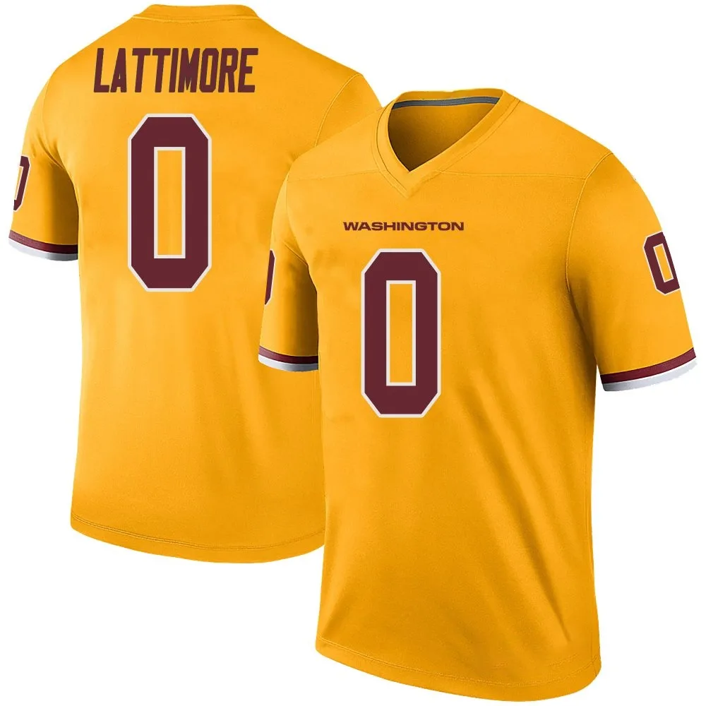Men's Washington Commanders Marshon Lattimore Nike Color Rush Legend Gold Jersey Men's Washington Commanders Marshon Lattimore Nike Color Rush Legend Gold Jersey