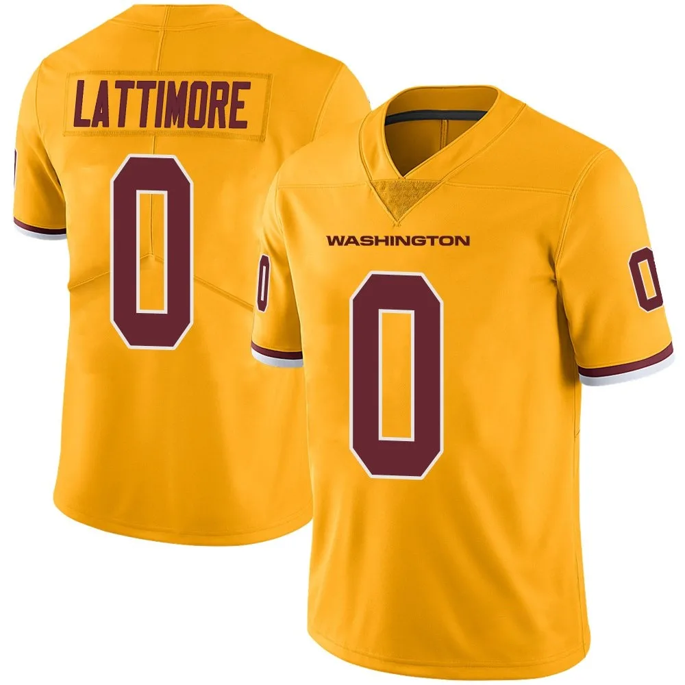 Men's Washington Commanders Marshon Lattimore Nike Color Rush Limited Gold Jersey