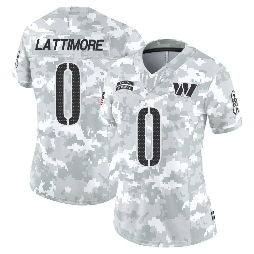 Women's Washington Commanders Marshon Lattimore Nike 2024 Salute to Service Limited Arctic Camo Jersey Women's Washington Commanders Marshon Lattimore Nike 2024 Salute to Service Limited Arctic Camo Jersey