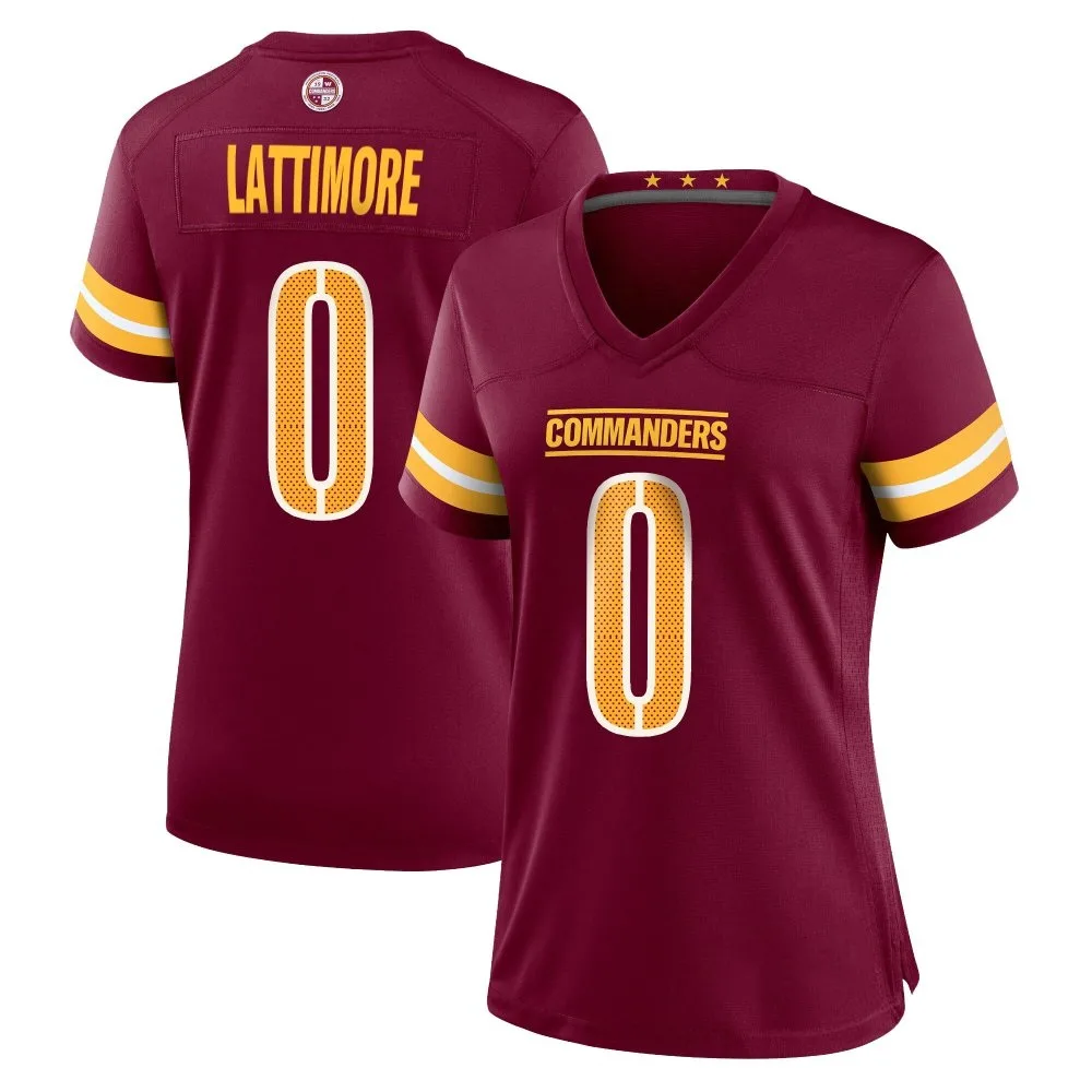 Women's Washington Commanders Marshon Lattimore Nike Burgundy Game Jersey Women's Washington Commanders Marshon Lattimore Nike Burgundy Game Jersey