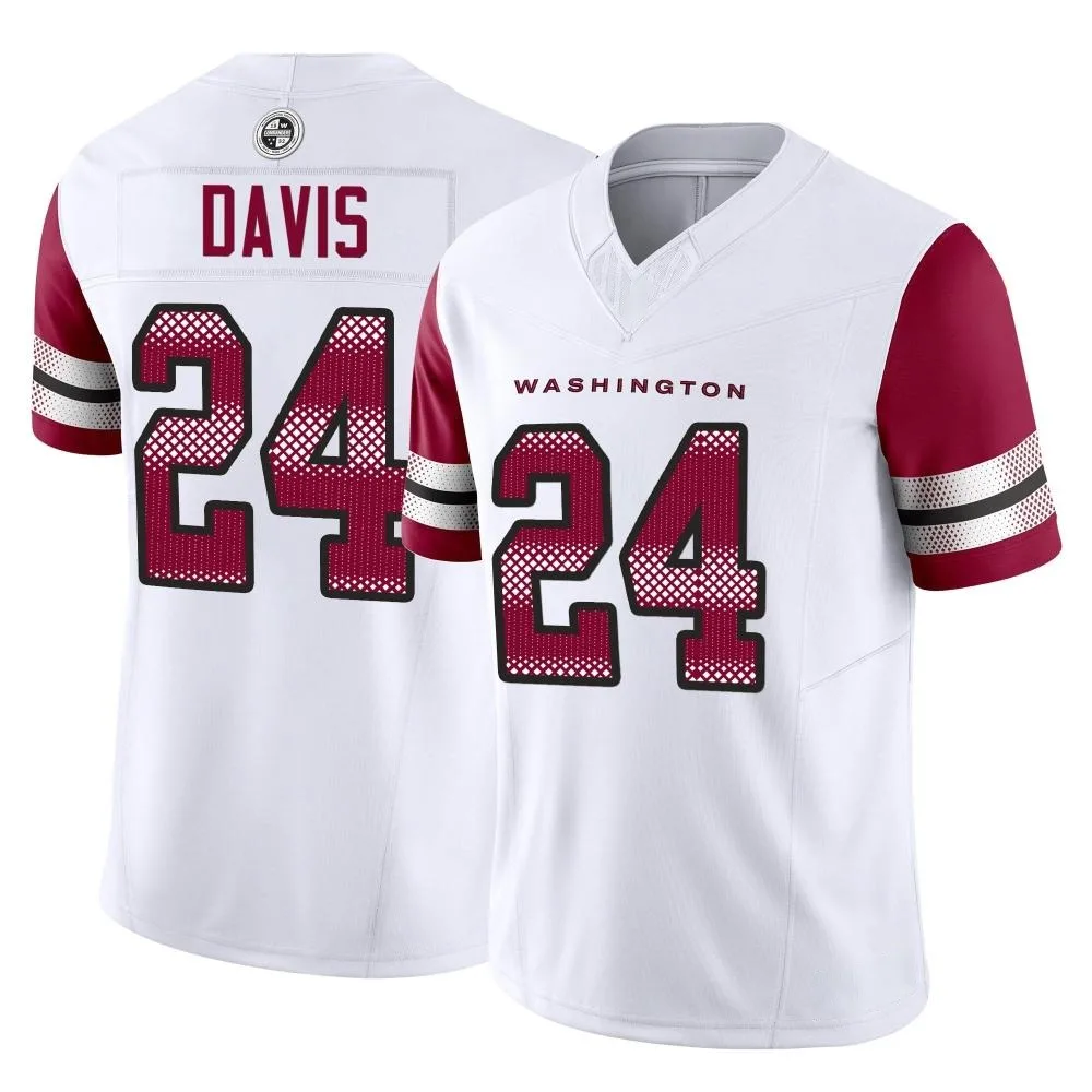 Men's Washington Commanders Michael Davis Nike Vapor F.U.S.E. Limited White Jersey Men's Washington Commanders Michael Davis Nike Vapor F.U.S.E. Limited White Jersey