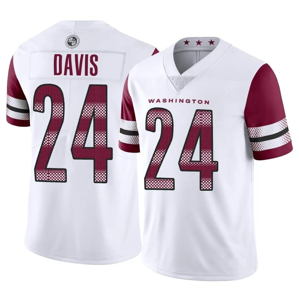 Men's Washington Commanders Michael Davis Nike Vapor Limited White Jersey Men's Washington Commanders Michael Davis Nike Vapor Limited White Jersey