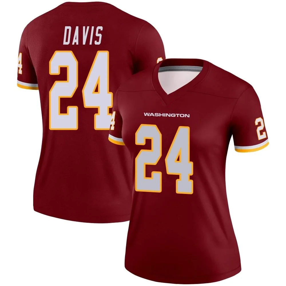 Women's Washington Commanders Michael Davis Nike Burgundy Legend Jersey Women's Washington Commanders Michael Davis Nike Burgundy Legend Jersey