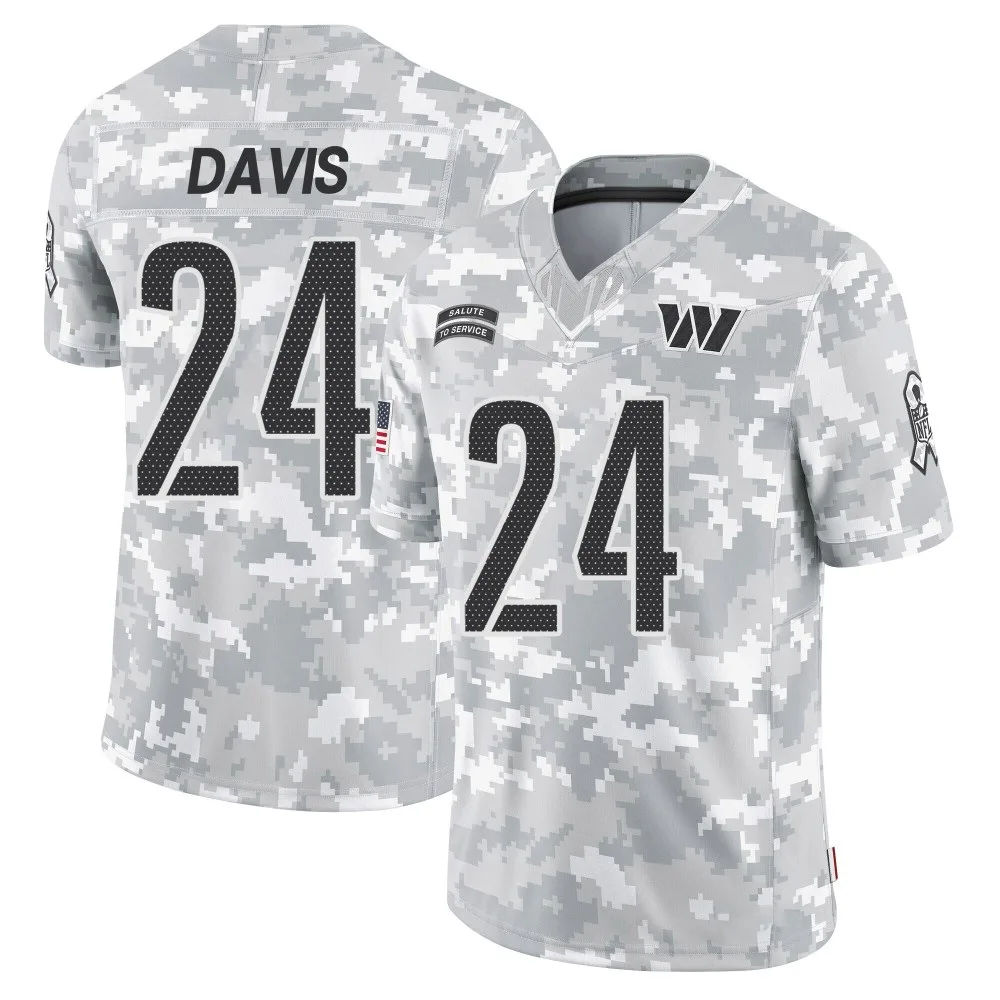 Youth Washington Commanders Michael Davis Nike 2024 Salute to Service Limited Arctic Camo Jersey Youth Washington Commanders Michael Davis Nike 2024 Salute to Service Limited Arctic Camo Jersey