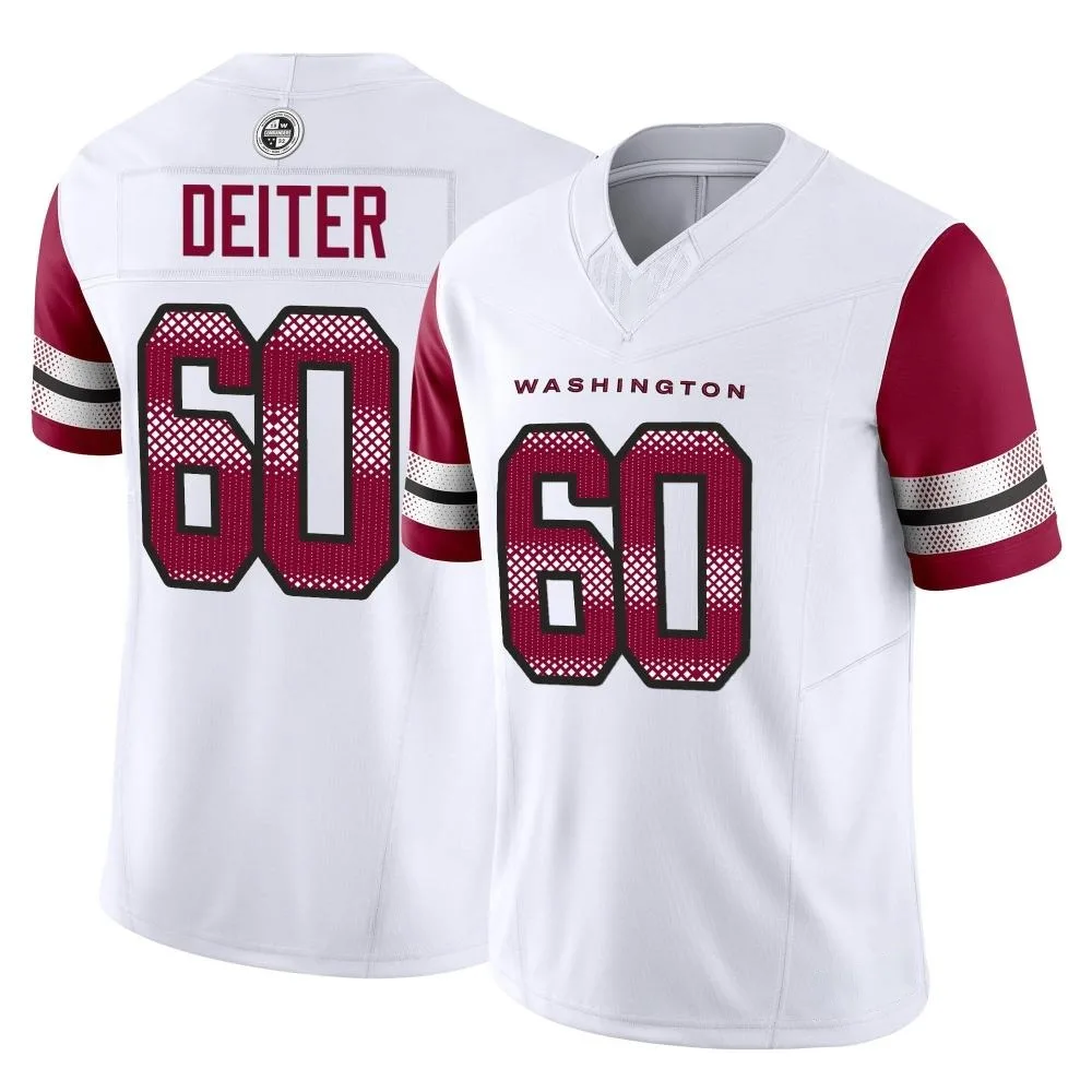 Men's Washington Commanders Michael Deiter Nike Vapor F.U.S.E. Limited White Jersey Men's Washington Commanders Michael Deiter Nike Vapor F.U.S.E. Limited White Jersey