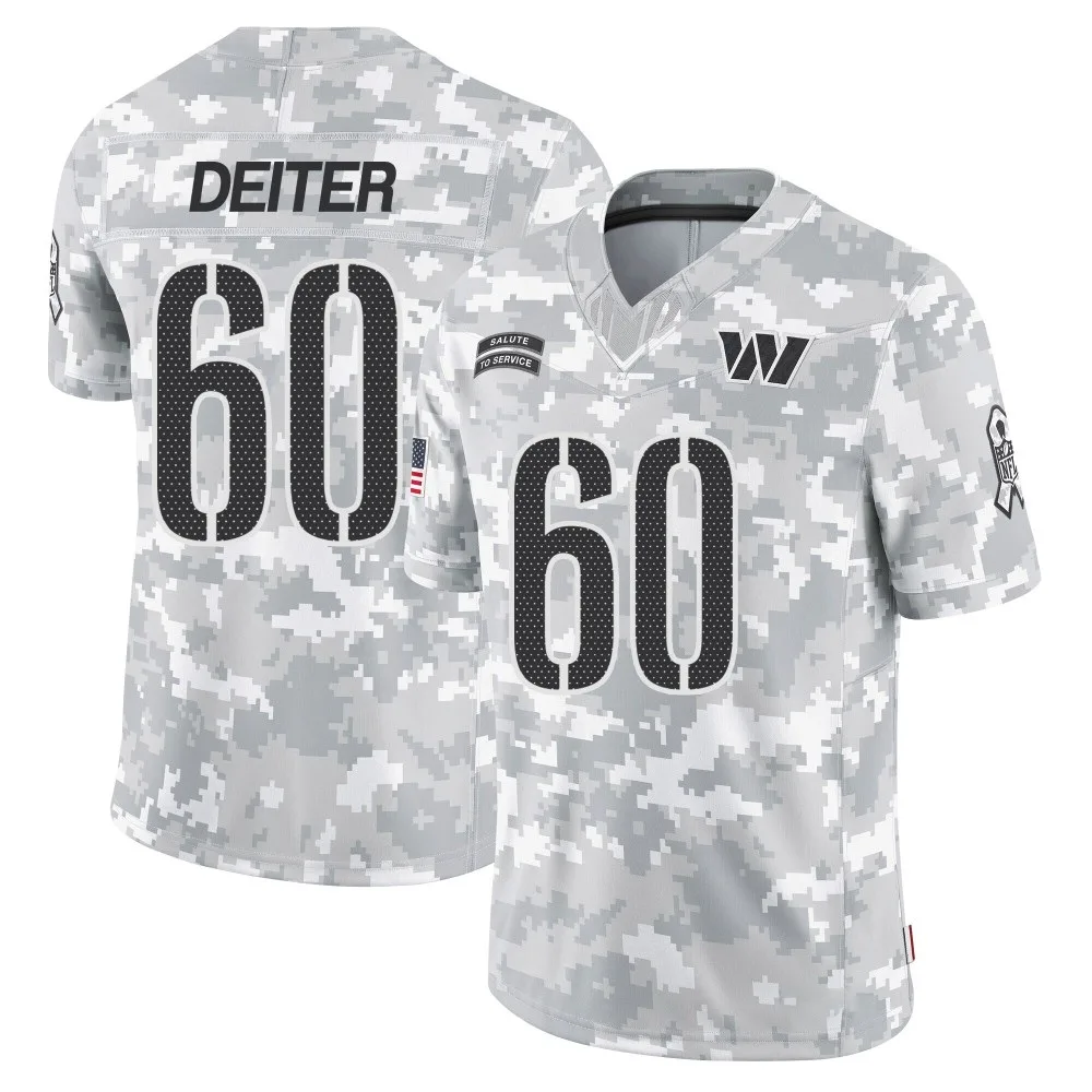 Youth Washington Commanders Michael Deiter Nike 2024 Salute to Service Limited Arctic Camo Jersey Youth Washington Commanders Michael Deiter Nike 2024 Salute to Service Limited Arctic Camo Jersey