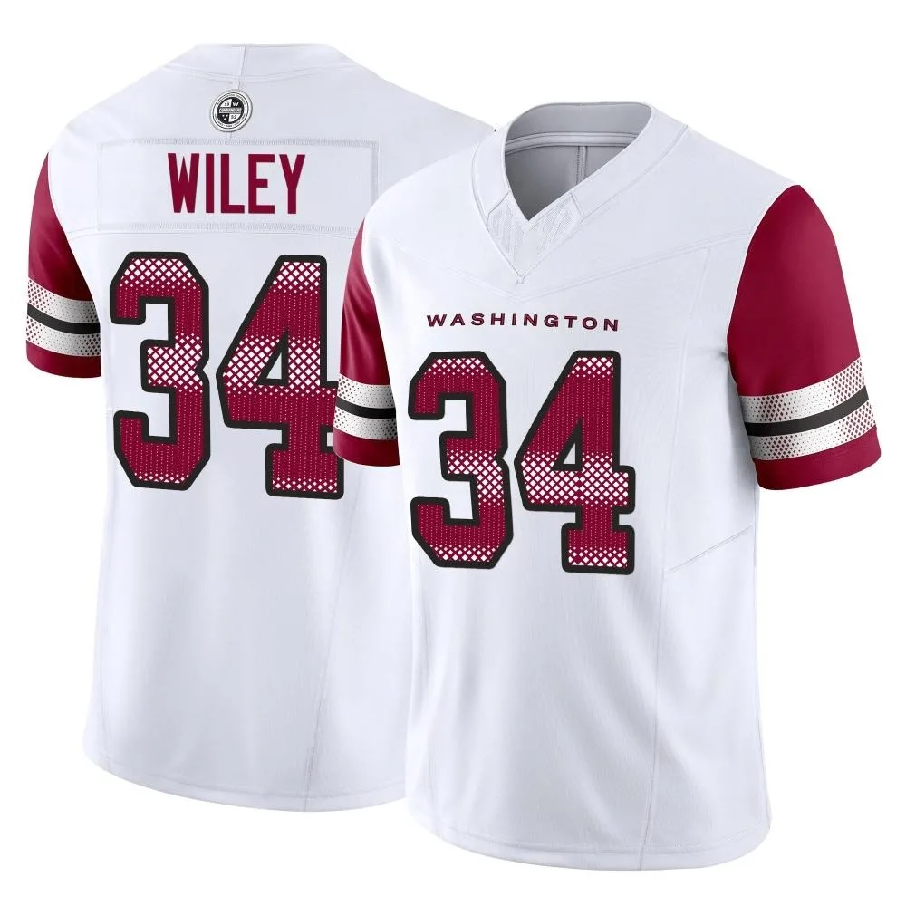 Men's Washington Commanders Michael Wiley Nike Vapor F.U.S.E. Limited White Jersey Men's Washington Commanders Michael Wiley Nike Vapor F.U.S.E. Limited White Jersey