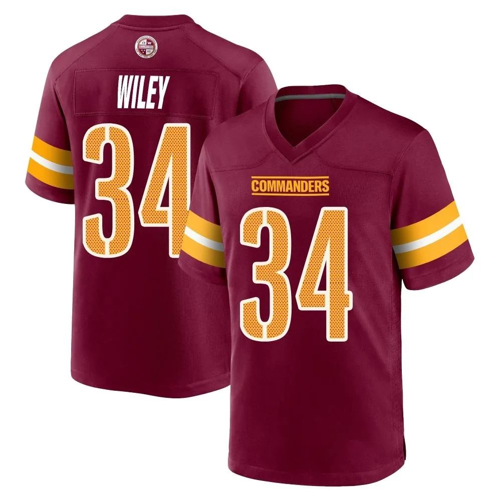 Youth Washington Commanders Michael Wiley Nike Burgundy Game Jersey Youth Washington Commanders Michael Wiley Nike Burgundy Game Jersey