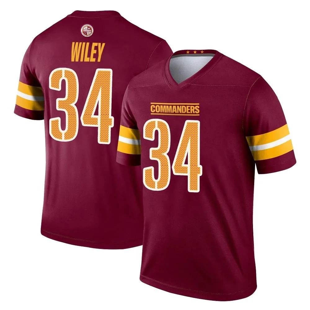 Youth Washington Commanders Michael Wiley Nike Burgundy Legend Jersey Youth Washington Commanders Michael Wiley Nike Burgundy Legend Jersey