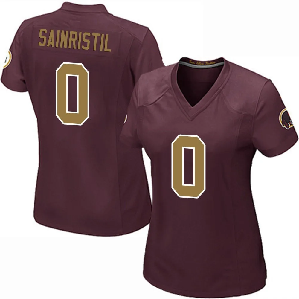 Women's Washington Commanders Mike Sainristil Nike Burgundy Alternate Game Jersey Women's Washington Commanders Mike Sainristil Nike Burgundy Alternate Game Jersey