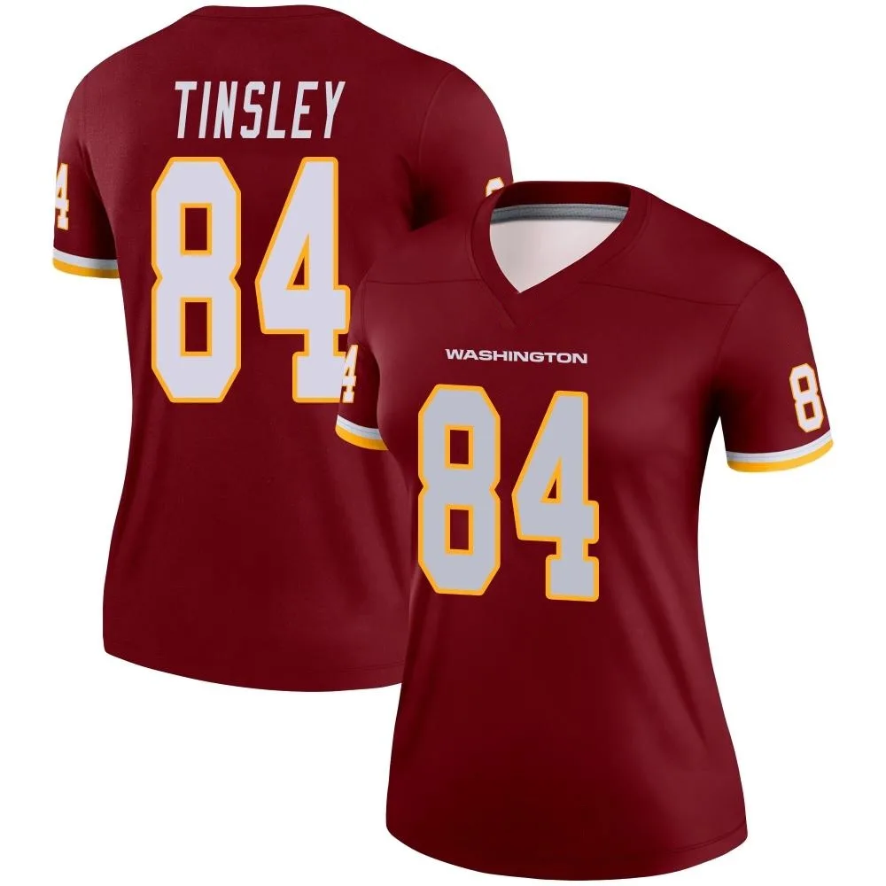 Women's Washington Commanders Mitchell Tinsley Nike Burgundy Legend Jersey Women's Washington Commanders Mitchell Tinsley Nike Burgundy Legend Jersey