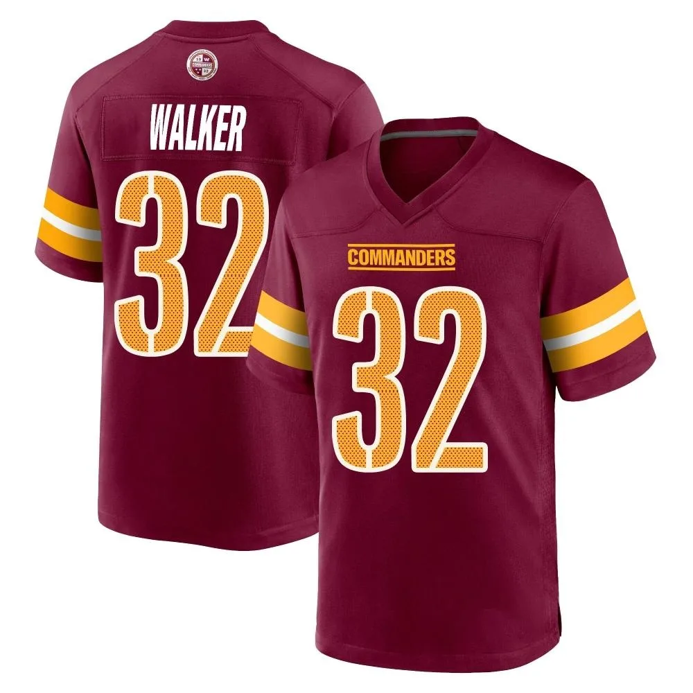 Men's Washington Commanders Mykal Walker Nike Burgundy Game Jersey Men's Washington Commanders Mykal Walker Nike Burgundy Game Jersey