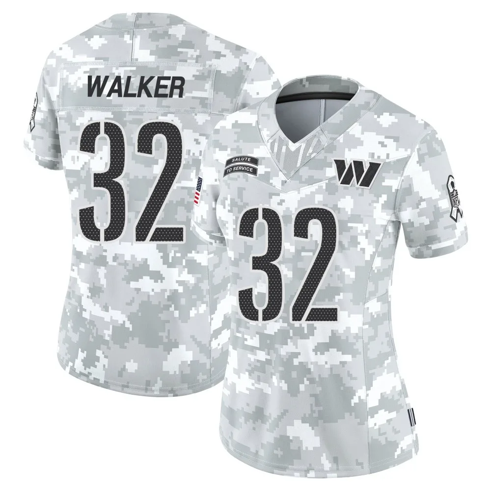 Women's Washington Commanders Mykal Walker Nike 2024 Salute to Service Limited Arctic Camo Jersey Women's Washington Commanders Mykal Walker Nike 2024 Salute to Service Limited Arctic Camo Jersey