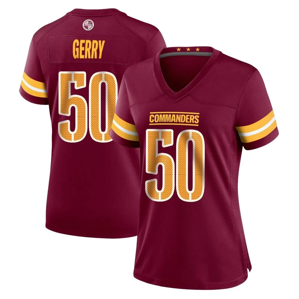 Women's Washington Commanders Nate Gerry Nike Burgundy Game Jersey Women's Washington Commanders Nate Gerry Nike Burgundy Game Jersey