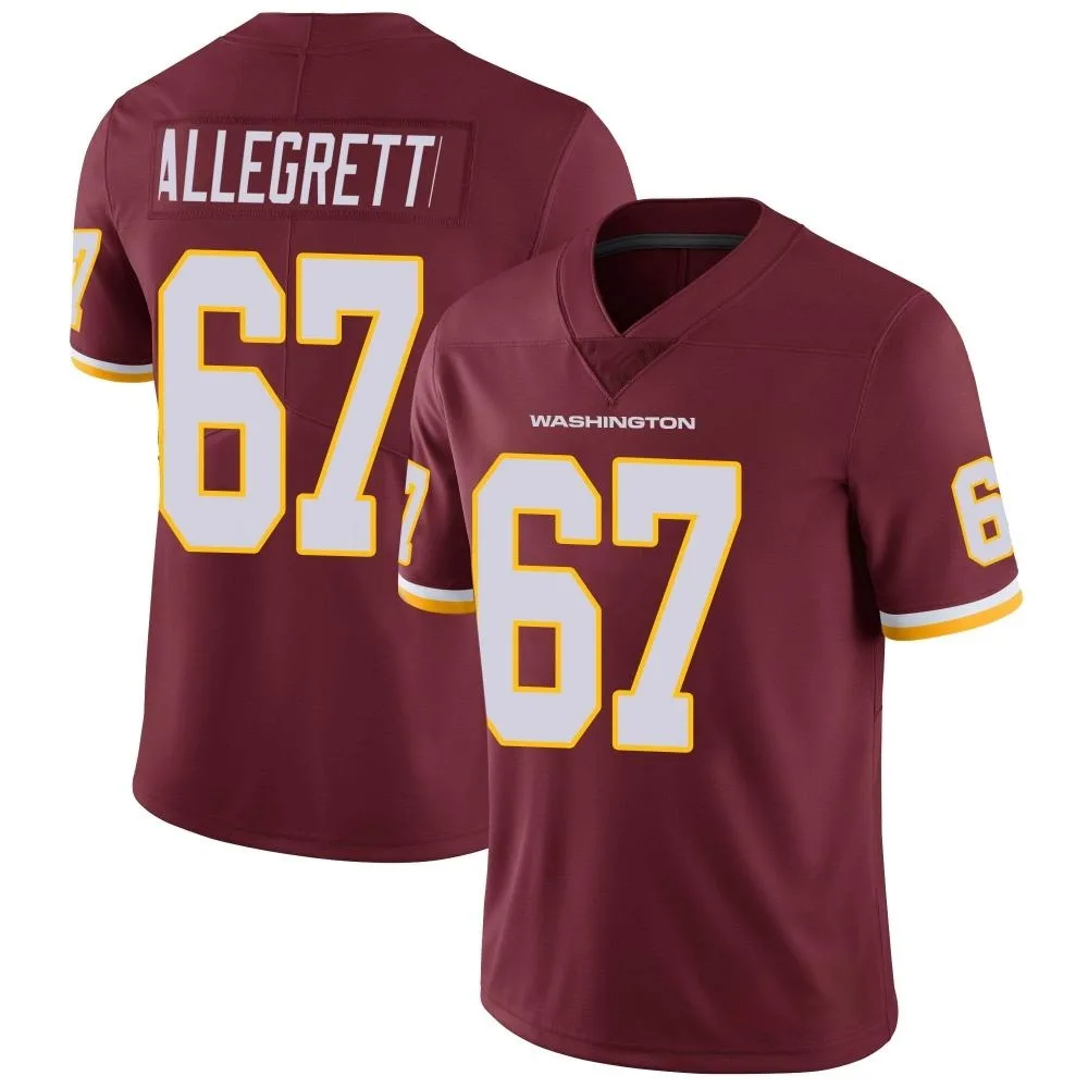 Men's Washington Commanders Nick Allegretti Nike Burgundy Team Color Vapor Untouchable Limited Jersey Men's Washington Commanders Nick Allegretti Nike Burgundy Team Color Vapor Untouchable Limited Jersey
