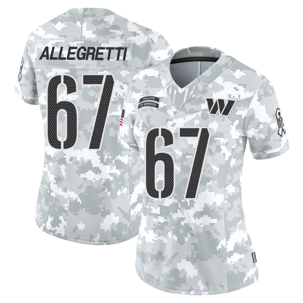 Women's Washington Commanders Nick Allegretti Nike 2024 Salute to Service Limited Arctic Camo Jersey Women's Washington Commanders Nick Allegretti Nike 2024 Salute to Service Limited Arctic Camo Jersey